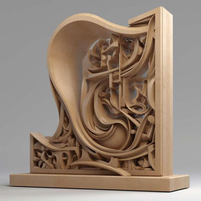 نموذج ثلاثي الأبعاد لآلة CNC 3D Art 